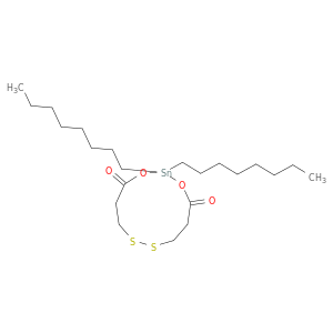 1,3-Dioxa-7,8-dithia-2-stannacycloundecane-4,11-dione, 2,2-dioctyl-
