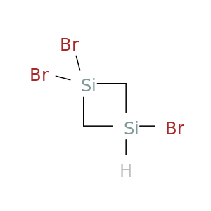 1,3-Disilacyclobutane, 1,1,3-tribromo-