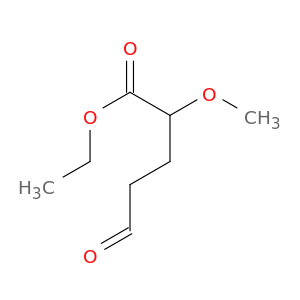 Pentanoic acid, 2-methoxy-5-oxo-, ethyl ester