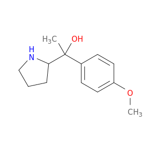 1-(4-Methoxyphenyl)-1-(pyrrolidin-2-yl)ethan-1-ol
