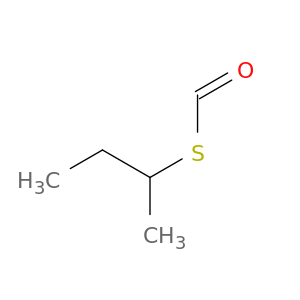 Methanethioic acid, S-(1-methylpropyl) ester