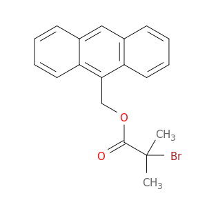 Propanoic acid, 2-bromo-2-methyl-, 9-anthracenylmethyl ester