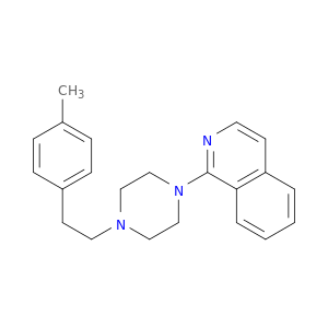 Isoquinoline, 1-[4-[2-(4-methylphenyl)ethyl]-1-piperazinyl]-