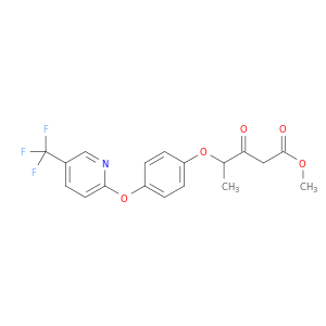 Pentanoic acid,3-oxo-4-[4-[[5-(trifluoromethyl)-2-pyridinyl]oxy]phenoxy]-, methyl ester