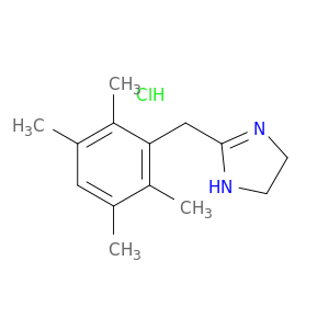 1H-Imidazole,4,5-dihydro-2-[(2,3,5,6-tetramethylphenyl)methyl]-, hydrochloride (1:1)
