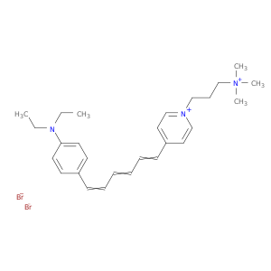 Pyridinium,4-[6-[4-(diethylamino)phenyl]-1,3,5-hexatrienyl]-1-[3-(trimethylammonio)propyl]-, dibromide