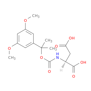 L-Aspartic acid, N-[[1-(3,5-dimethoxyphenyl)-1-methylethoxy]carbonyl]-