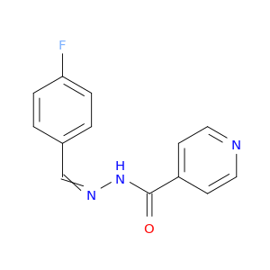 N-[(4-fluorophenyl)methylideneamino]pyridine-4-carboxamide