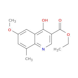 4-羟基-6-甲氧基-8-甲基喹啉-3-羧酸乙酯