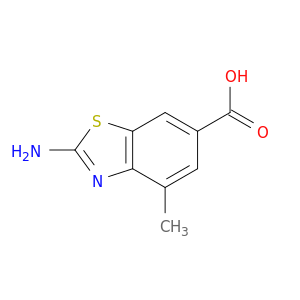 2-Amino-4-methyl-1,3-benzothiazole-6-carboxylic Acid