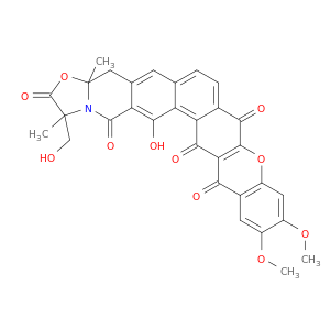 [1]Benzopyrano[2',3':6,7]naphth[2,1-g]oxazolo[3,2-b]isoquinoline-2,8,14,15,17(1H)-pentone,3a,4-dihydro-16-hydroxy-1-(hydroxymethyl)-11,12-dimethoxy-1,3a-dimethyl- (9CI)
