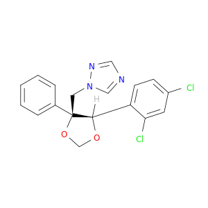 1H-1,2,4-Triazole,1-[[(4R,5S)-5-(2,4-dichlorophenyl)-4-phenyl-1,3-dioxolan-4-yl]methyl]-, rel-