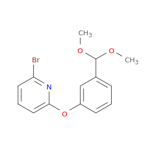 Pyridine,2-bromo-6-[3-(dimethoxymethyl)phenoxy]-