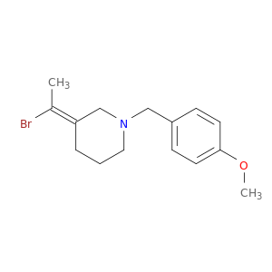 Piperidine, 3-(1-bromoethylidene)-1-[(4-methoxyphenyl)methyl]-, (E)-