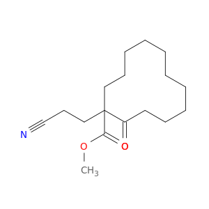 Cyclododecanecarboxylic acid, 1-(2-cyanoethyl)-2-oxo-, methyl ester
