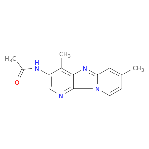 N-(4,7-DIMETHYLDIPYRIDO[1,2-A:3',2'-D]IMIDAZOL-3-YL)-ACETAMIDE