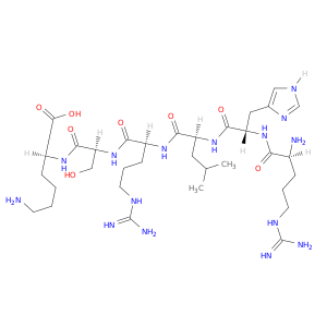 L-Lysine, L-arginyl-L-histidyl-L-leucyl-L-arginyl-L-seryl-
