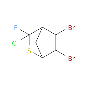 2-Thiabicyclo[2.2.1]heptane, 5,6-dibromo-3-chloro-3-fluoro-