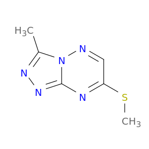 1,2,4-Triazolo[4,3-b][1,2,4]triazine, 3-methyl-7-(methylthio)-