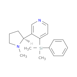 Pyridine, 4-(dimethylphenylsilyl)-3-[(2S)-1-methyl-2-pyrrolidinyl]-