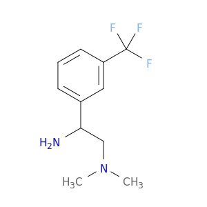 {2-amino-2-[3-(trifluoromethyl)phenyl]ethyl}dimethylamine