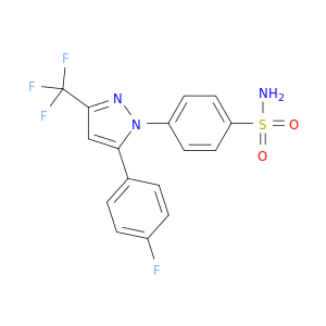 4-(5-(4-氟苯基)-3-(三氟甲基)-1H-吡唑-1-基)苯磺酰胺