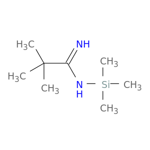 Silanamine, N-[(1,1-dimethylethyl)carbonimidoyl]-1,1,1-trimethyl-