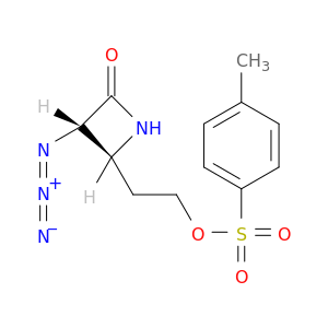 2-Azetidinone, 3-azido-4-[2-[[(4-methylphenyl)sulfonyl]oxy]ethyl]-, trans-