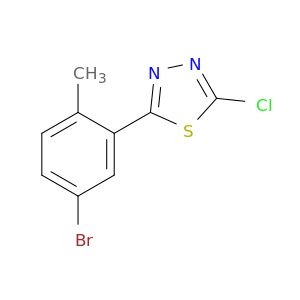 2-(5-溴-2-甲基苯基)-5-氯-1,3,4-噻二唑