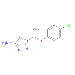 5-[1-(4-氯苯氧基)乙基]-1,3,4-恶二唑-2-胺