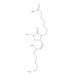 3-Pyrrolidineheptanoic acid, 4-(3-hydroxy-1-nonenyl)-1-methyl-2-oxo-