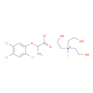 丙酸,2-(2,4,5-三氯苯氧基)-,CPOMD。用2,2',2''-氮硅(2')[乙醇](1：1)