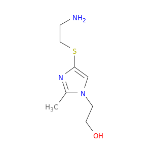 1H-Imidazole-1-ethanol,4-[(2-aminoethyl)thio]-2-methyl-