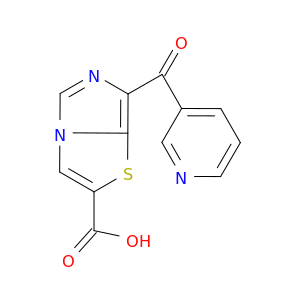 Imidazo[5,1-b]thiazole-2-carboxylic acid, 7-(3-pyridinylcarbonyl)-