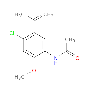 N-[4-氯-2-甲氧基-5-(1-甲基乙烯基)苯基]乙酰胺