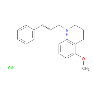 Benzenepropanamine,2-methoxy-N-(3-phenyl-2-propen-1-yl)-, hydrochloride (1:1)