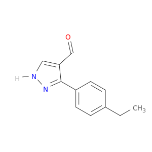 3-(4-乙基苯基)-1H-吡唑-4-甲醛