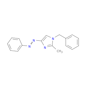 1H-Imidazole, 2-methyl-4-(2-phenyldiazenyl)-1-(phenylmethyl)-