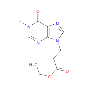 9H-Purine-9-propanoic acid, 1,6-dihydro-6-oxo-, ethyl ester