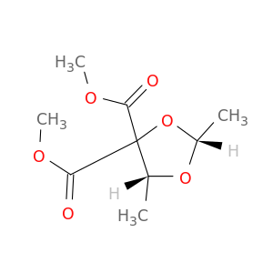 1,3-Dioxolane-4,4-dicarboxylic acid, 2,5-dimethyl-, dimethyl ester, cis-
