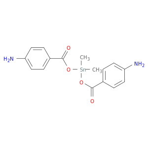 Benzenamine, 4,4'-[(dimethylstannylene)bis(oxycarbonyl)]bis-