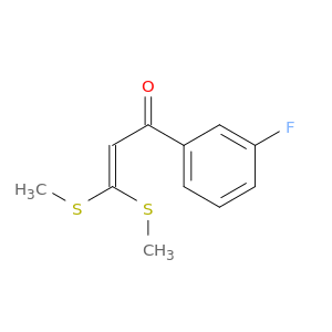 2-Propen-1-one,1-(3-fluorophenyl)-3,3-bis(methylthio)-