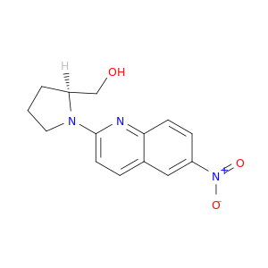 2-Pyrrolidinemethanol, 1-(6-nitro-2-quinolinyl)-, (S)-