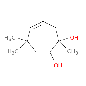 4-Cycloheptene-1,2-diol, 2,6,6-trimethyl-, trans-