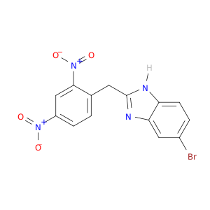 1H-Benzimidazole, 5-bromo-2-[(2,4-dinitrophenyl)methyl]-