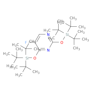 Pyrimidine, 5-fluoro-2,4-bis[[tris(1,1-dimethylethyl)silyl]oxy]-