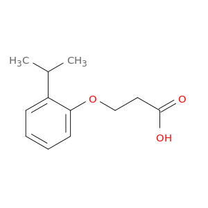 3-[2-(propan-2-yl)phenoxy]propanoic Acid