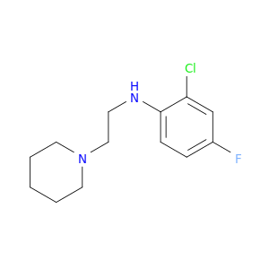 1-Piperidineethanamine, N-(2-chloro-4-fluorophenyl)-