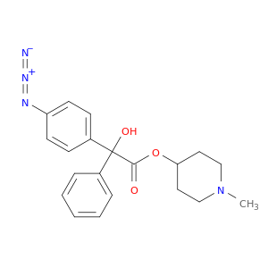Benzeneacetic acid,4-azido-a-hydroxy-a-phenyl-, 1-methyl-4-piperidinylester