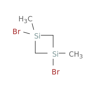 1,3-Disilacyclobutane, 1,3-dibromo-1,3-dimethyl-